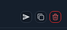 Pending invite action icons