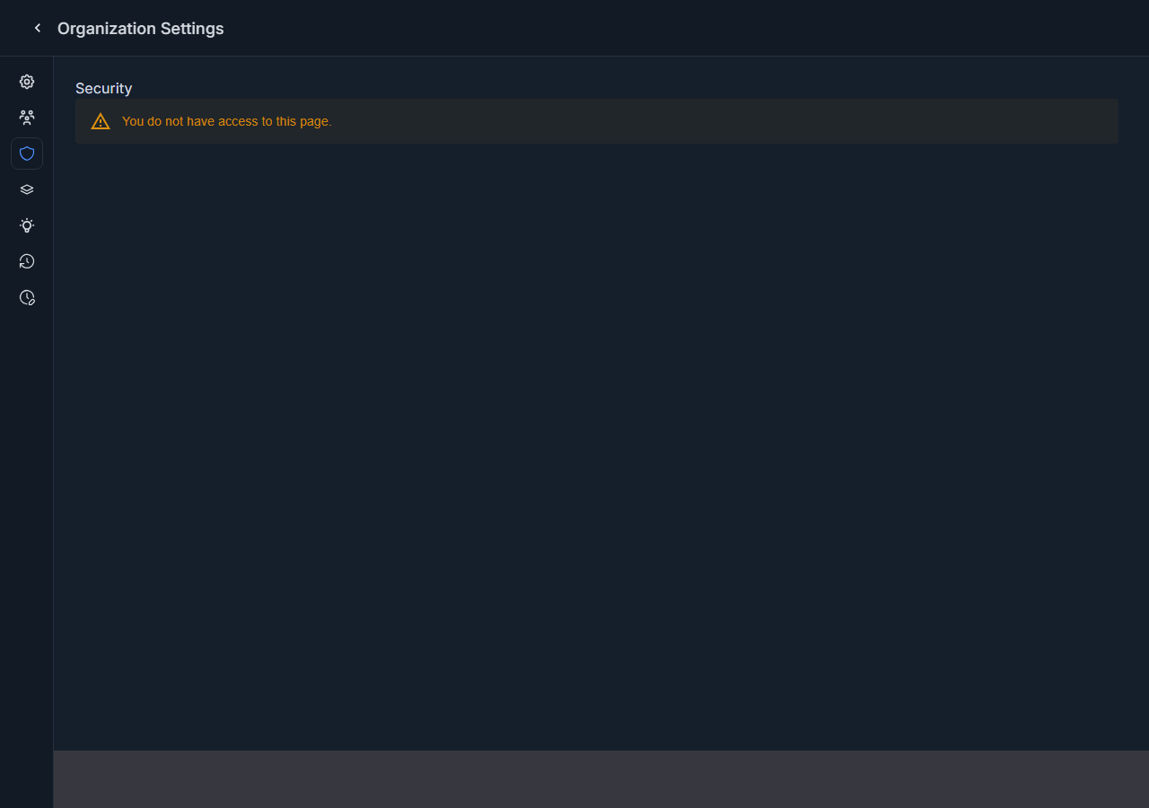 Restricted member denied on the Security tab