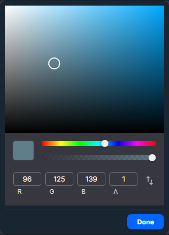 Status color picker